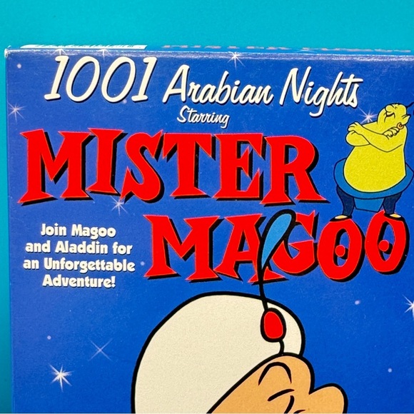 Vintage Mister Magoo 1001 Arabian Nights VHS 1985 Magic Window Tested Sleeve - Picture 7 of 8